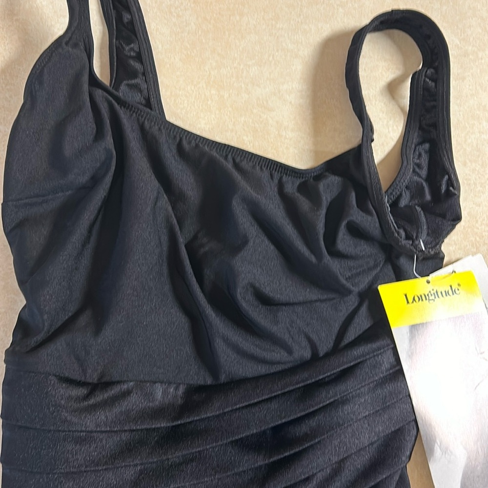 Black one piece swimsuit size 12 new
